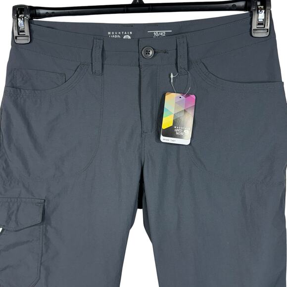 Mountain Hardwear SZ 10 Mirada Capris UPF 50 DWR Lightweight Quick-Dry Mid-Rise - Picture 2 of 10
